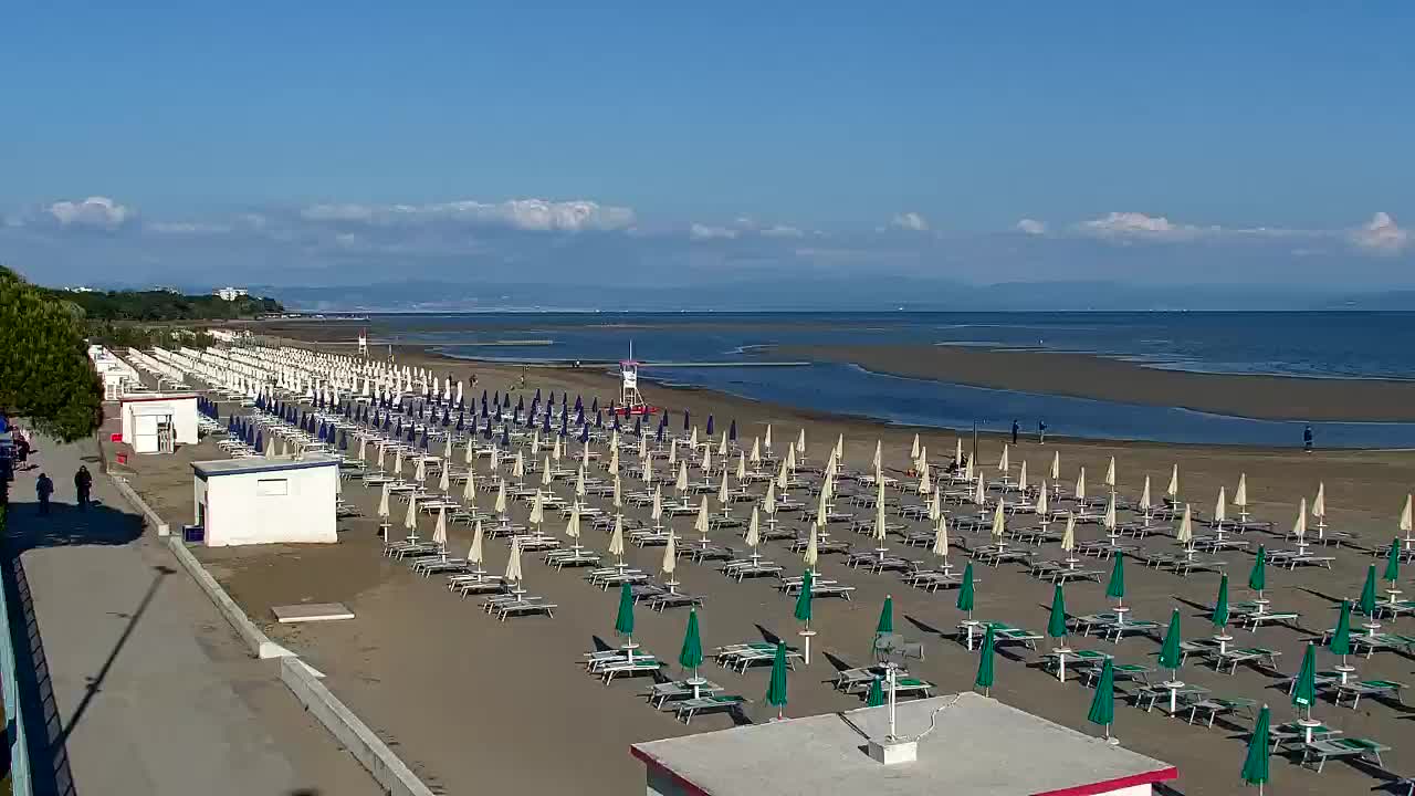 Webcam Live Grado: Vista sulla spiaggia e sull’acquapark in tempo reale