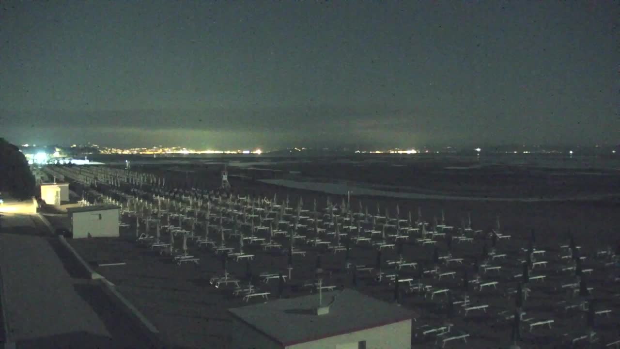 Webcam Live Grado: Vista sulla spiaggia e sull’acquapark in tempo reale
