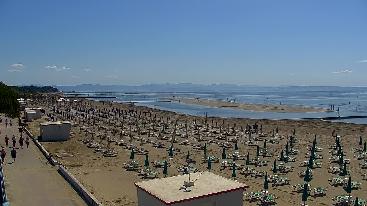 Webcam Live Grado: Vista sulla spiaggia e sull’acquapark in tempo reale