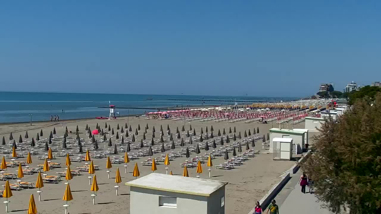 Webcam en direct Grado : Vues sur la plage et l’aquapark en temps réel