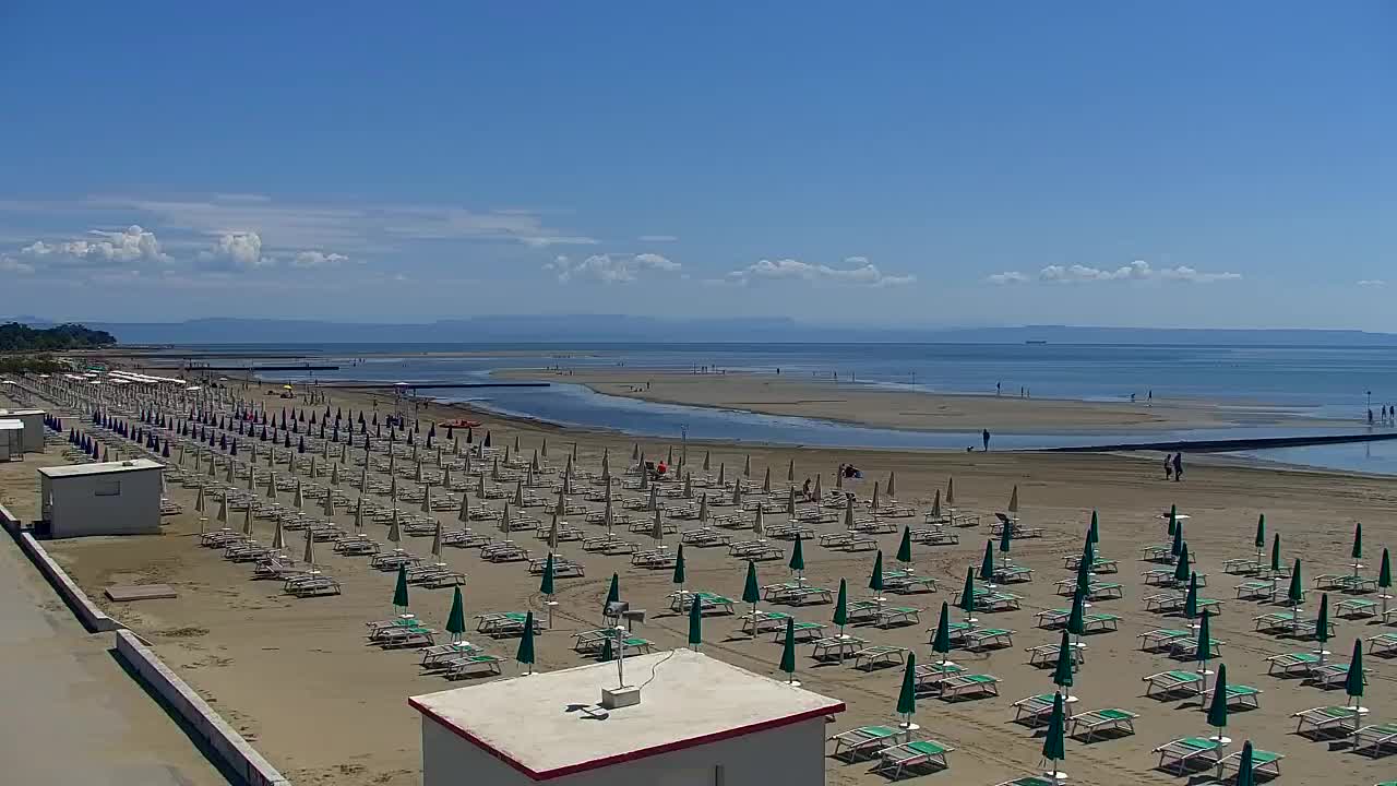 Webcam Live Grado: Vista sulla spiaggia e sull’acquapark in tempo reale