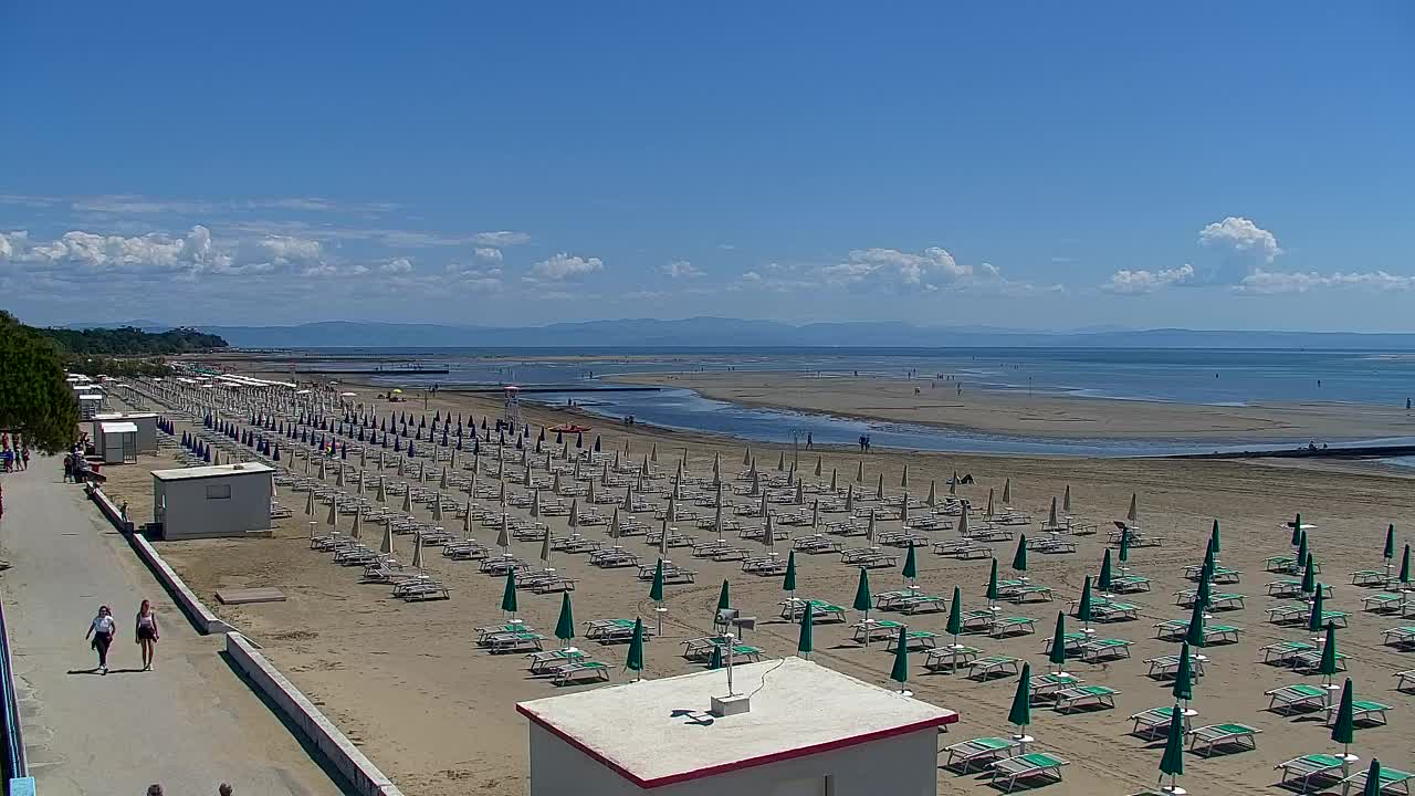 Webcam Live Grado: Vista sulla spiaggia e sull’acquapark in tempo reale