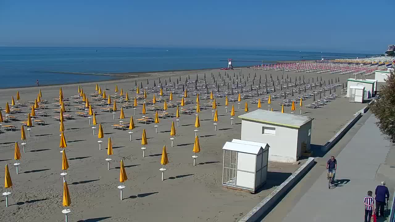 Grado Beach and Aquapark Views in Real Time