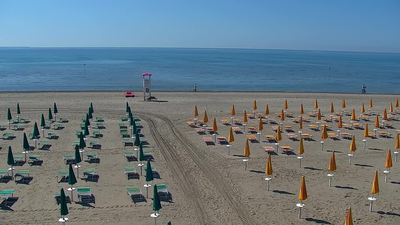 Grado Beach and Aquapark Views in Real Time