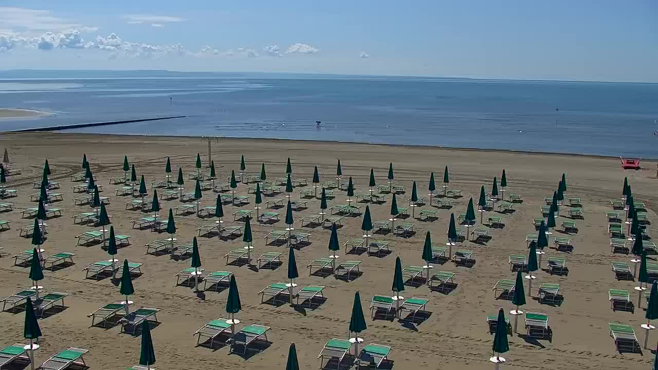 Grado Beach and Aquapark Views in Real Time