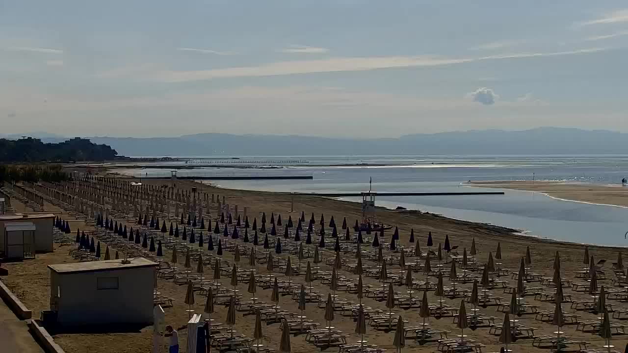 Webcam en direct Grado : Vues sur la plage et l’aquapark en temps réel
