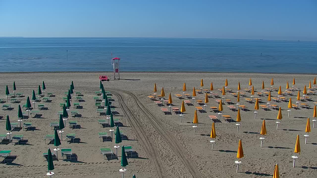 Webcam en direct Grado : Vues sur la plage et l’aquapark en temps réel