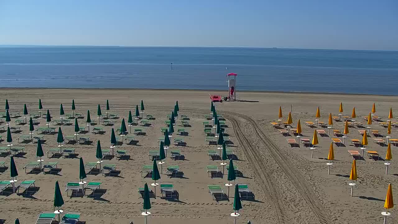 Webcam en direct Grado : Vues sur la plage et l’aquapark en temps réel