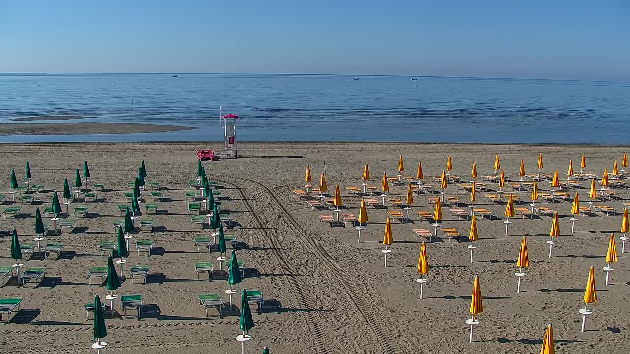 Grado Beach and Aquapark Views in Real Time