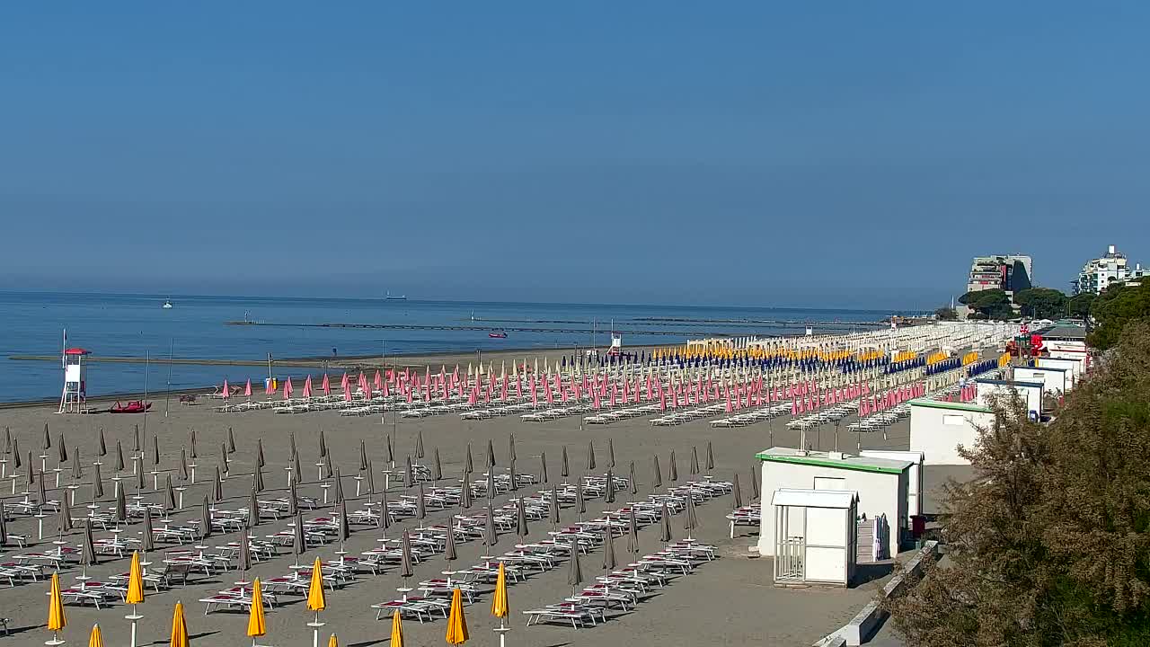 Grado Beach and Aquapark Views in Real Time
