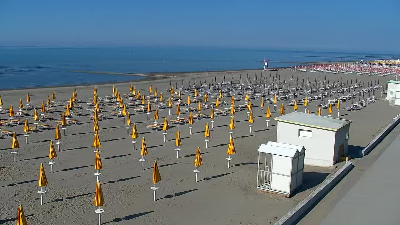 Webcam en direct Grado : Vues sur la plage et l’aquapark en temps réel