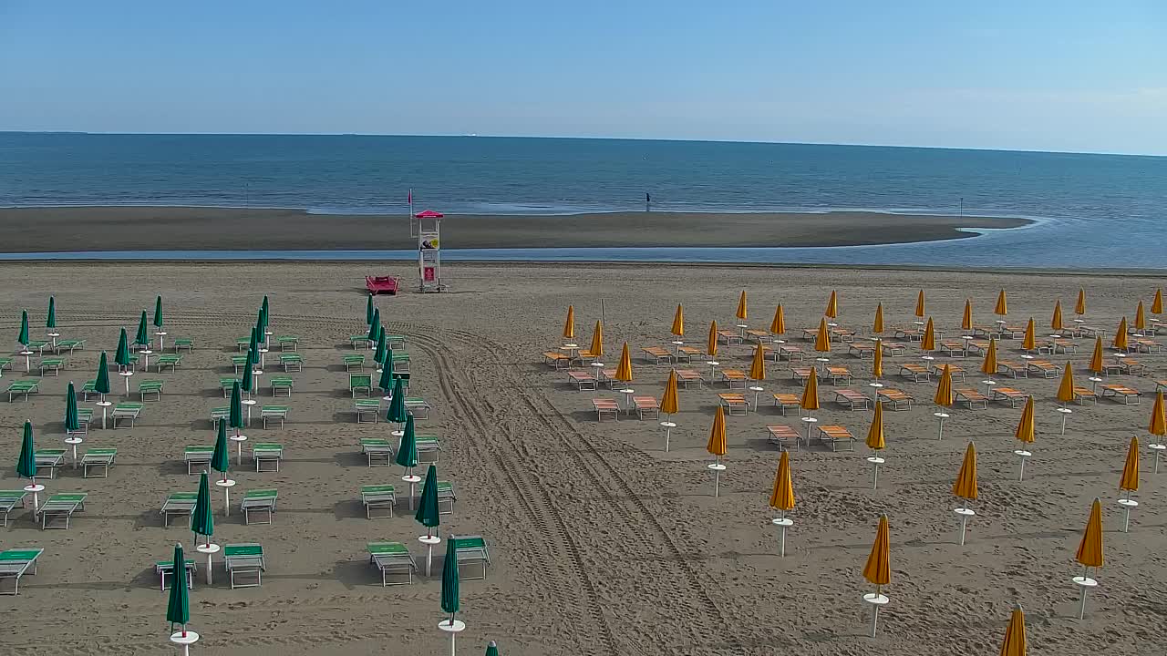 Grado Beach and Aquapark Views in Real Time