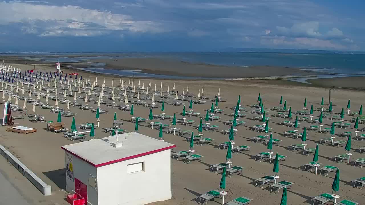 Grado Beach and Aquapark Views in Real Time