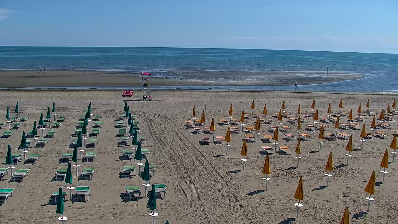 Webcam en direct Grado : Vues sur la plage et l’aquapark en temps réel