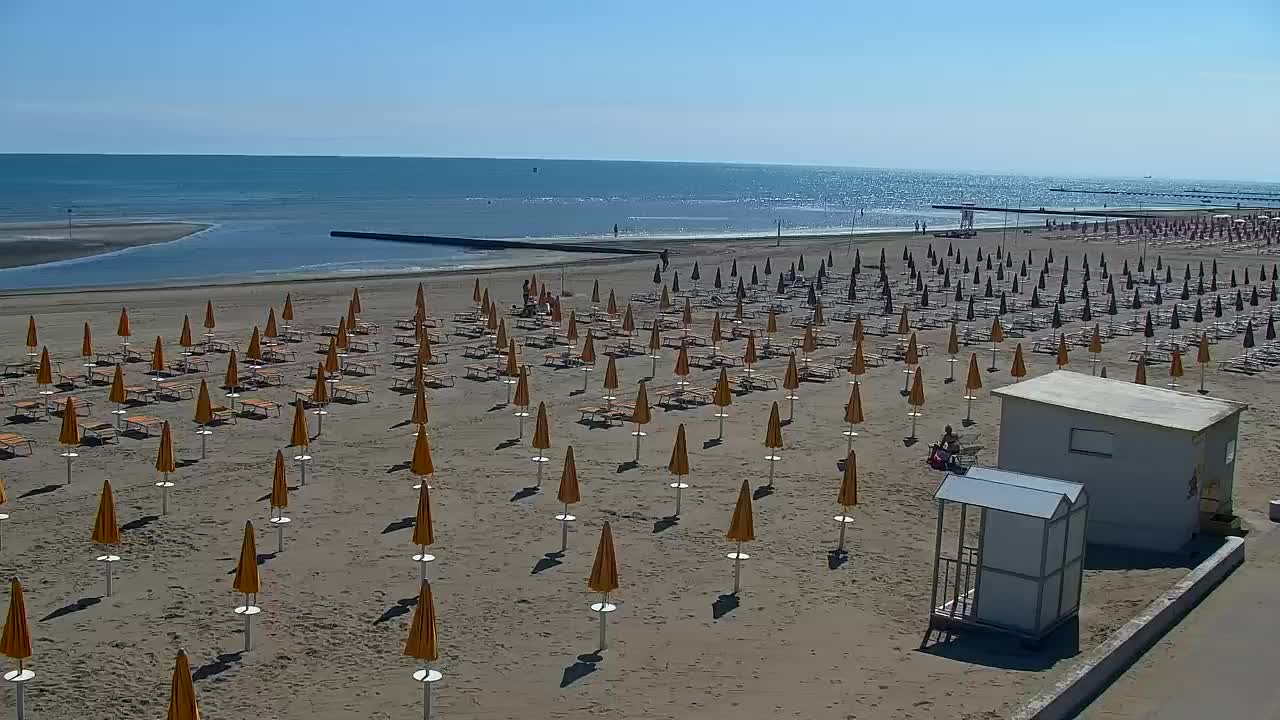 Webcam en direct Grado : Vues sur la plage et l’aquapark en temps réel