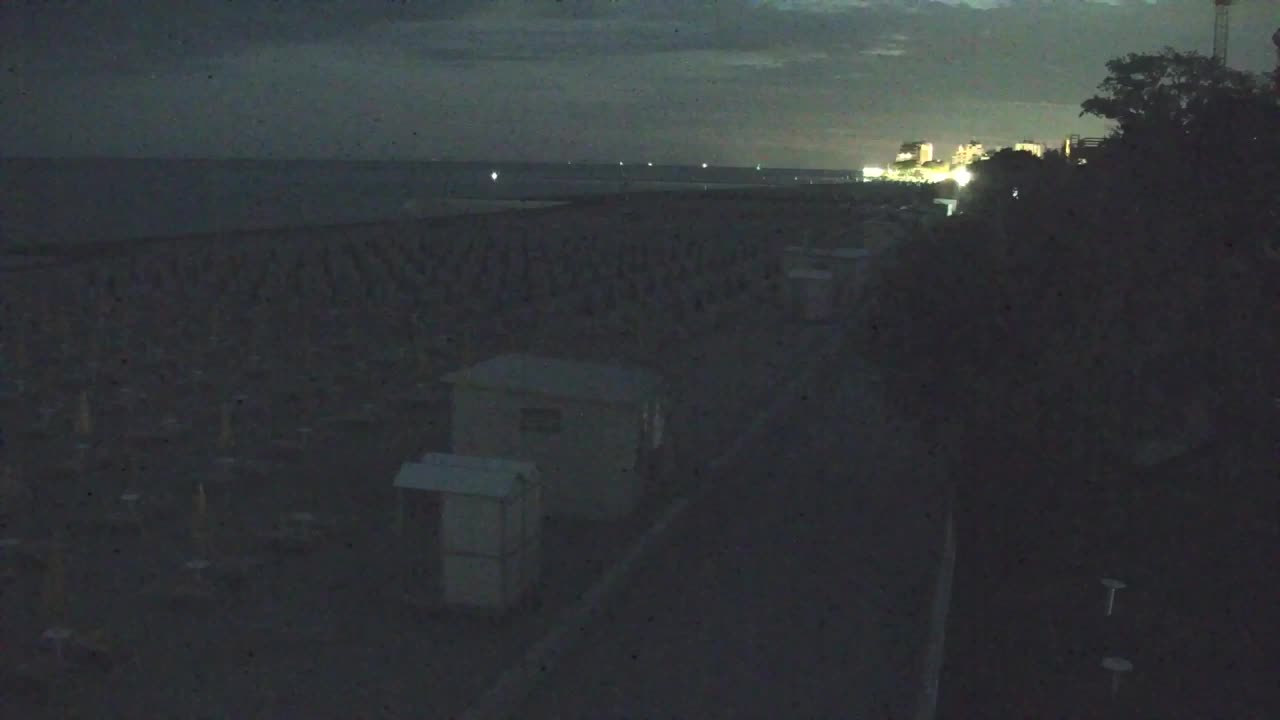 Grado Beach and Aquapark Views in Real Time