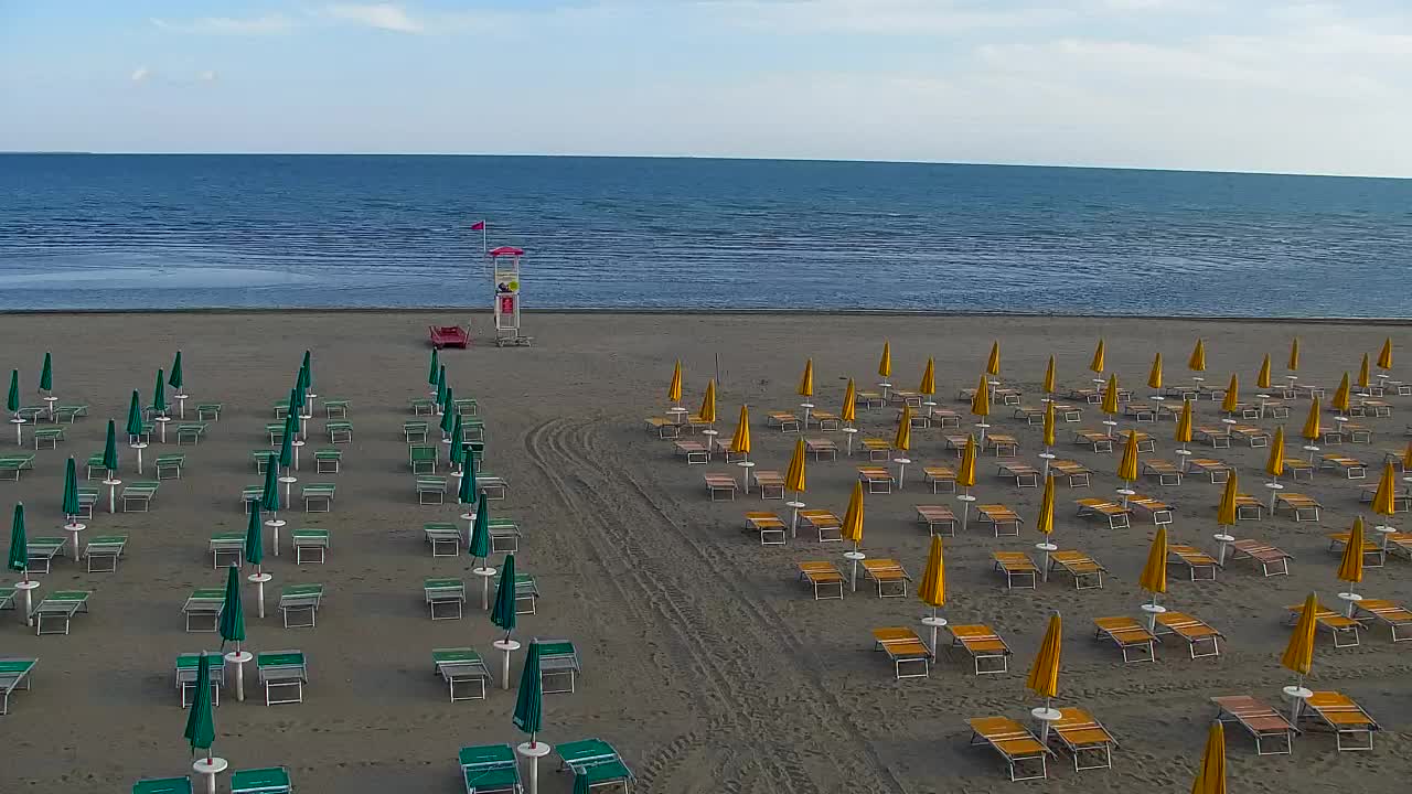 Webcam en direct Grado : Vues sur la plage et l’aquapark en temps réel