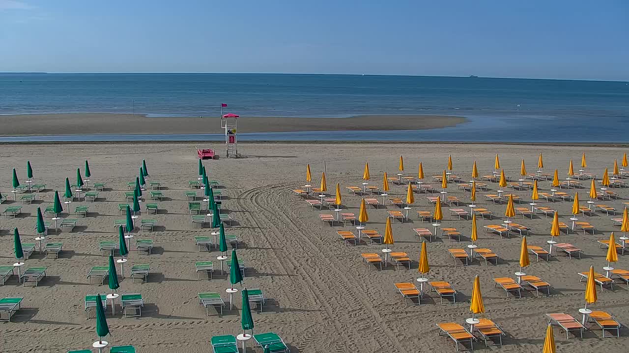 Webcam en direct Grado : Vues sur la plage et l’aquapark en temps réel