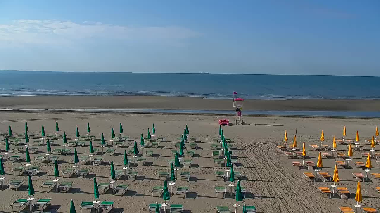 Webcam Live Grado: Vista sulla spiaggia e sull’acquapark in tempo reale
