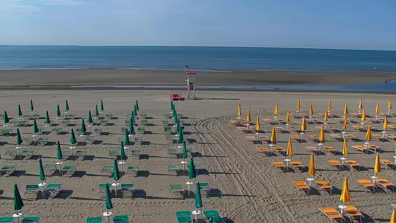Webcam Live Grado: Vista sulla spiaggia e sull’acquapark in tempo reale