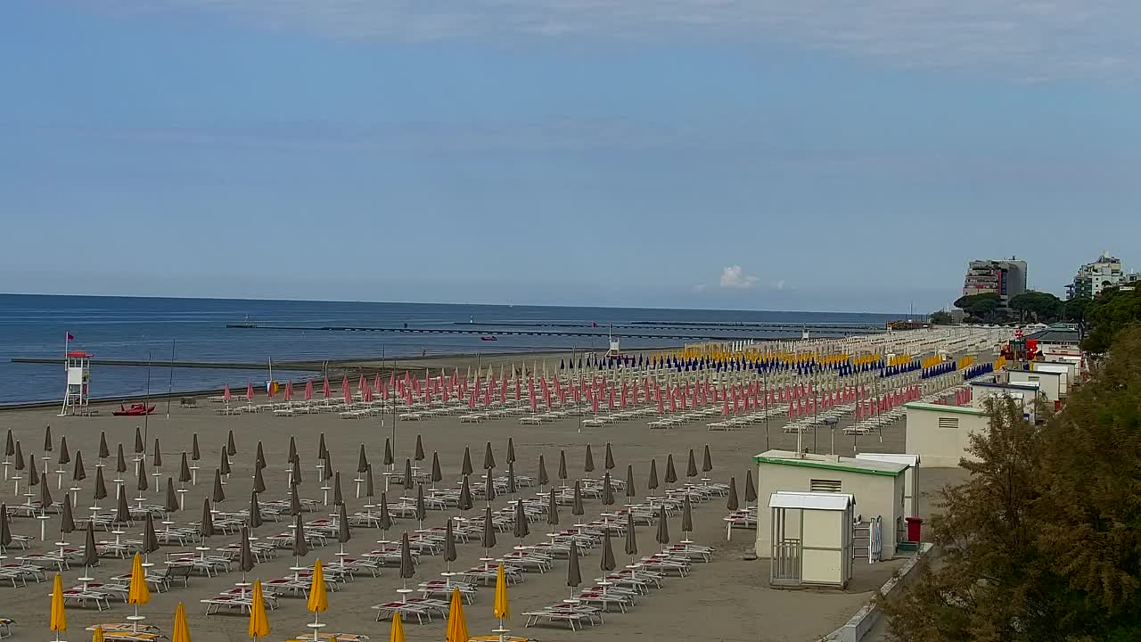 Grado Beach and Aquapark Views in Real Time