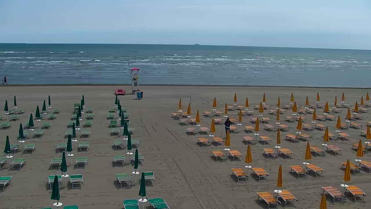 Grado Beach and Aquapark Views in Real Time