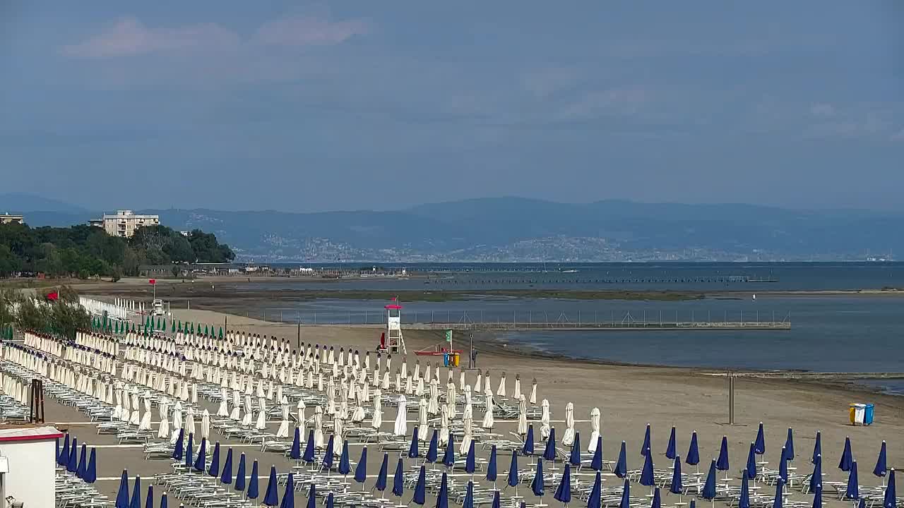 Webcam Live Grado: Vista sulla spiaggia e sull’acquapark in tempo reale