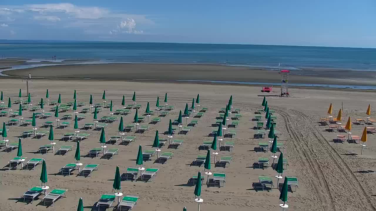 Webcam en direct Grado : Vues sur la plage et l’aquapark en temps réel
