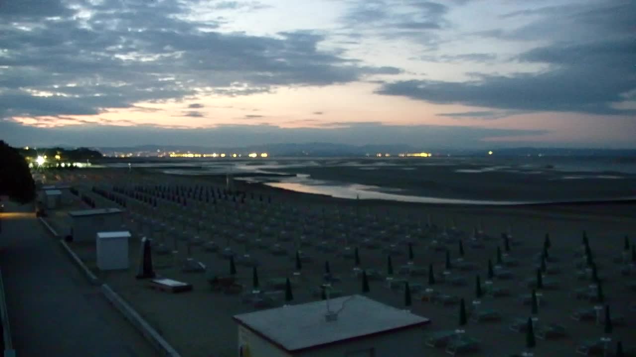 Webcam en direct Grado : Vues sur la plage et l’aquapark en temps réel