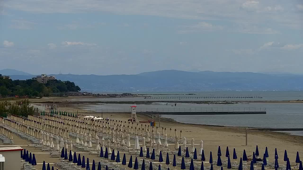 Webcam en direct Grado : Vues sur la plage et l’aquapark en temps réel