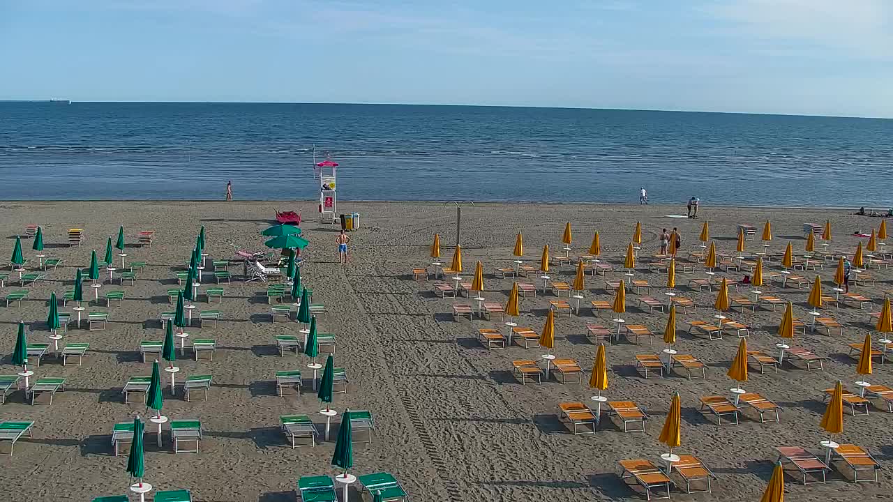 Grado Beach and Aquapark Views in Real Time