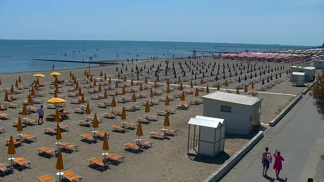 Webcam en direct Grado : Vues sur la plage et l’aquapark en temps réel