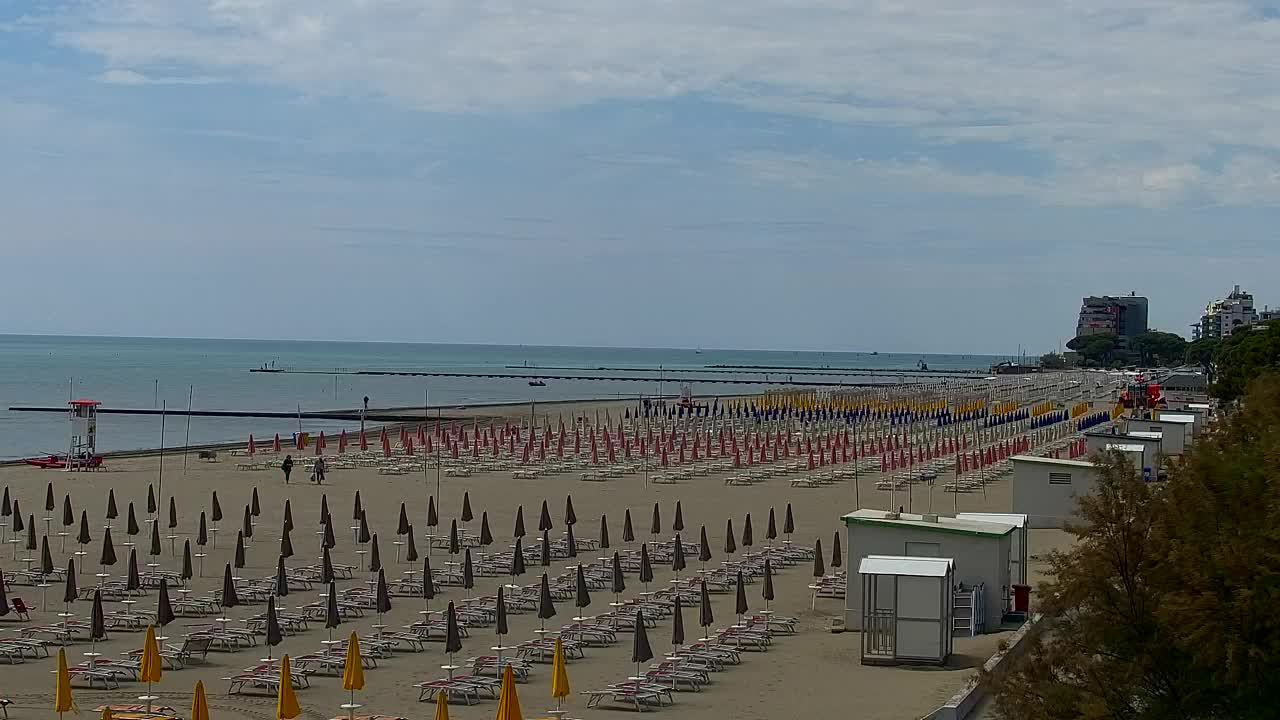 Grado Beach and Aquapark Views in Real Time