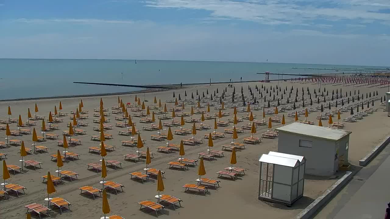 Grado Beach and Aquapark Views in Real Time