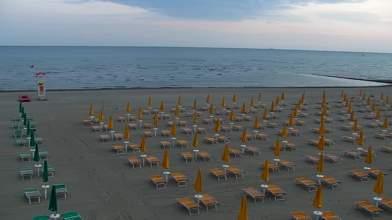 Grado Beach and Aquapark Views in Real Time