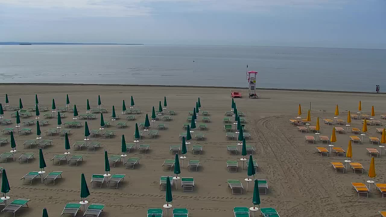 Grado Beach and Aquapark Views in Real Time