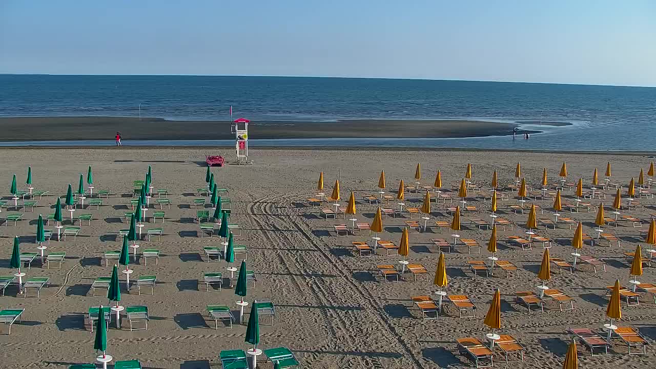 Webcam Live Grado: Vista sulla spiaggia e sull’acquapark in tempo reale