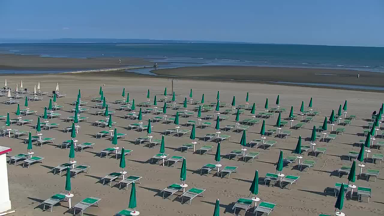 Webcam Live Grado: Vista sulla spiaggia e sull’acquapark in tempo reale