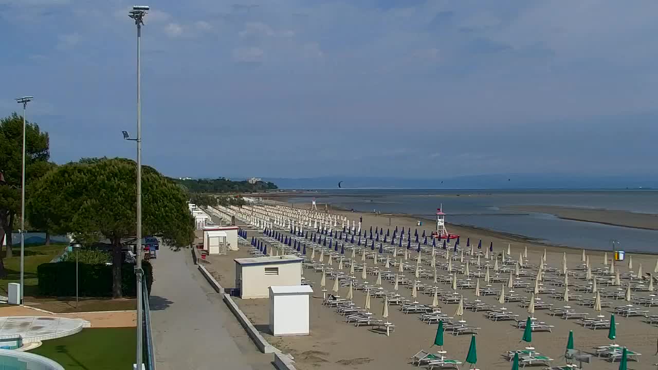 Webcam en direct Grado : Vues sur la plage et l’aquapark en temps réel