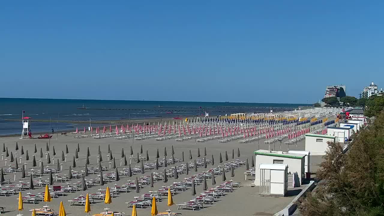 Webcam Live Grado: Vista sulla spiaggia e sull’acquapark in tempo reale