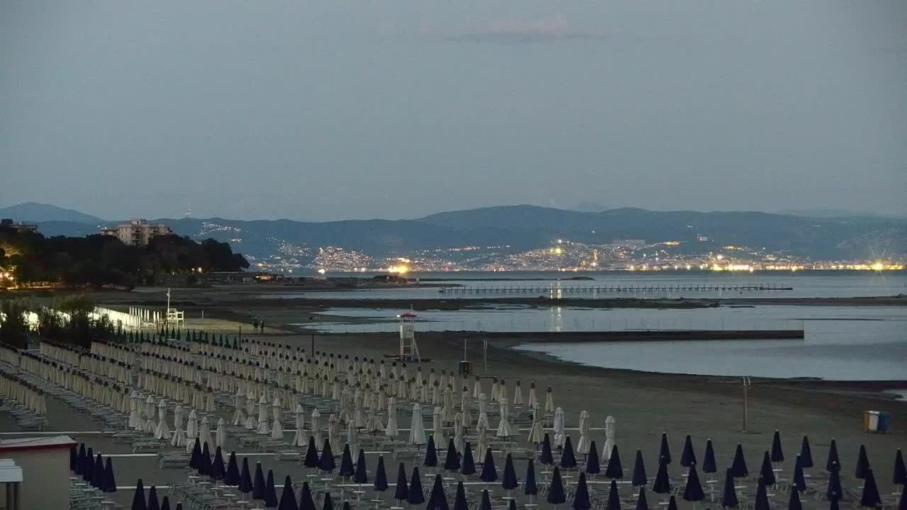 Grado Beach and Aquapark Views in Real Time