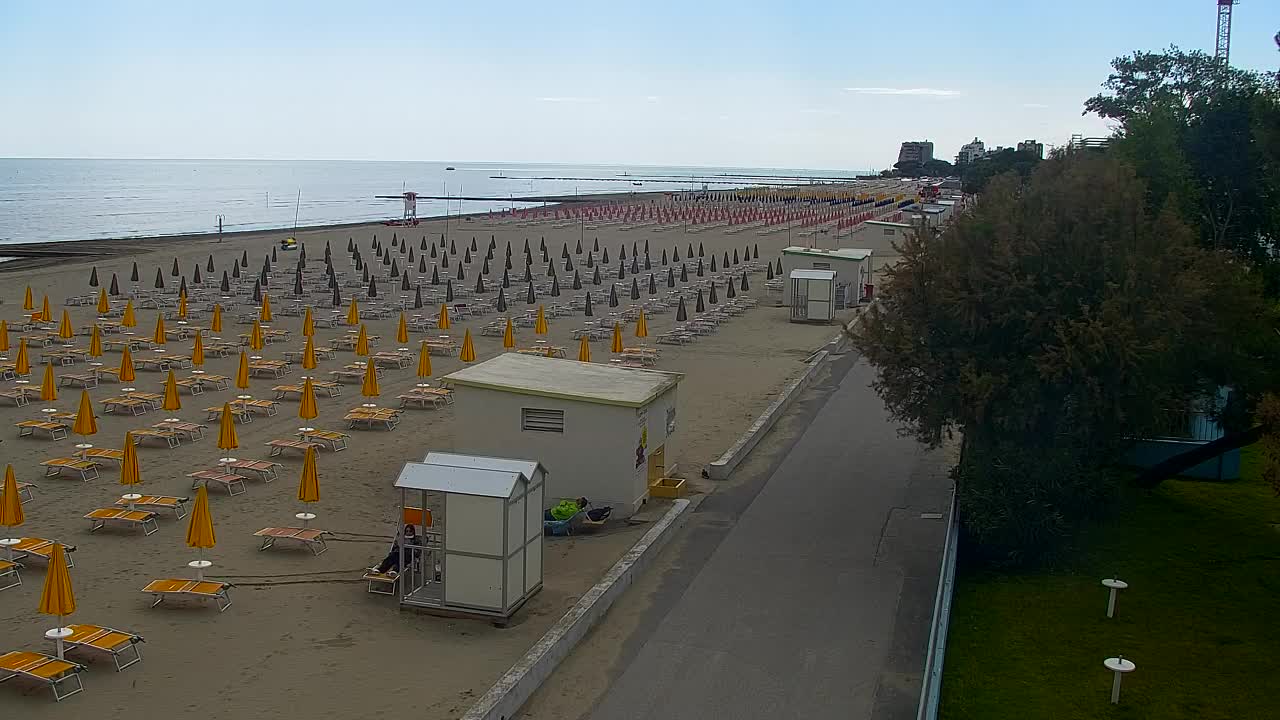 Webcam Live Grado: Vista sulla spiaggia e sull’acquapark in tempo reale
