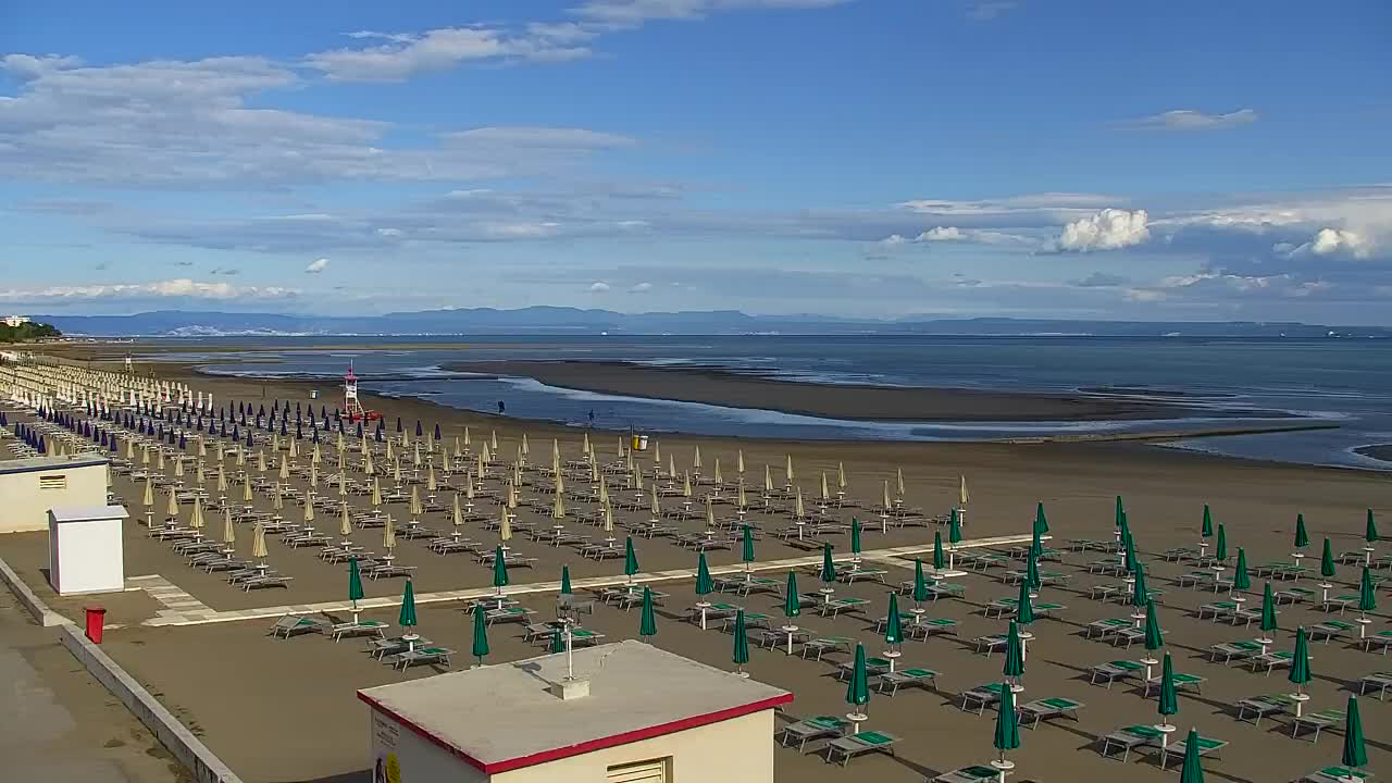 Webcam en direct Grado : Vues sur la plage et l’aquapark en temps réel
