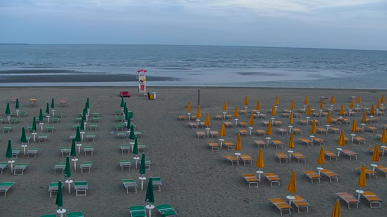 Grado Beach and Aquapark Views in Real Time