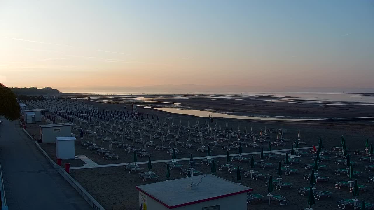 Webcam en direct Grado : Vues sur la plage et l’aquapark en temps réel