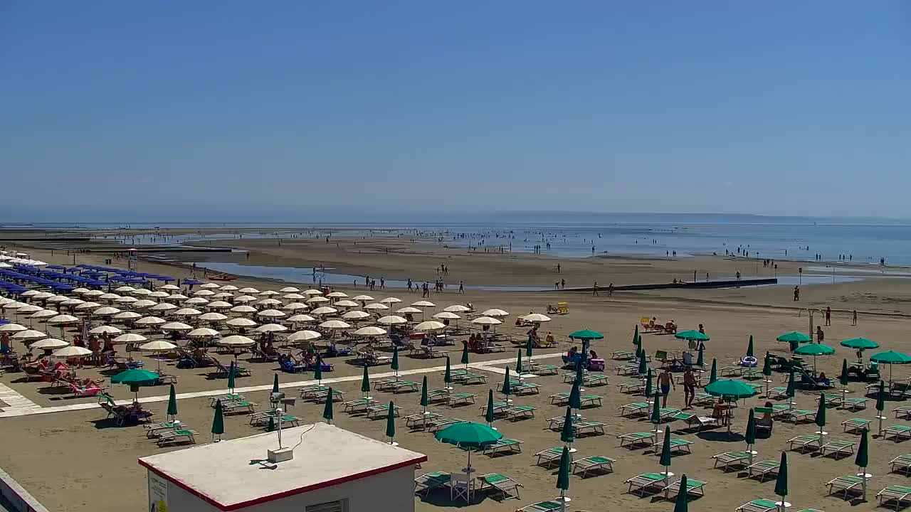 Grado Beach and Aquapark Views in Real Time