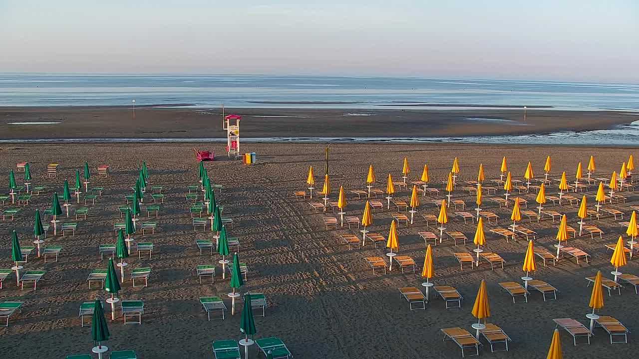 Grado Beach and Aquapark Views in Real Time