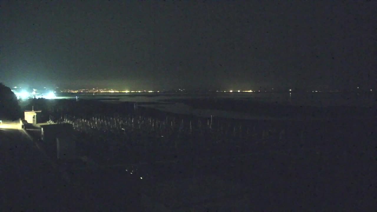 Webcam en vivo Grado: Vistas de la playa y del parque acuático en tiempo real