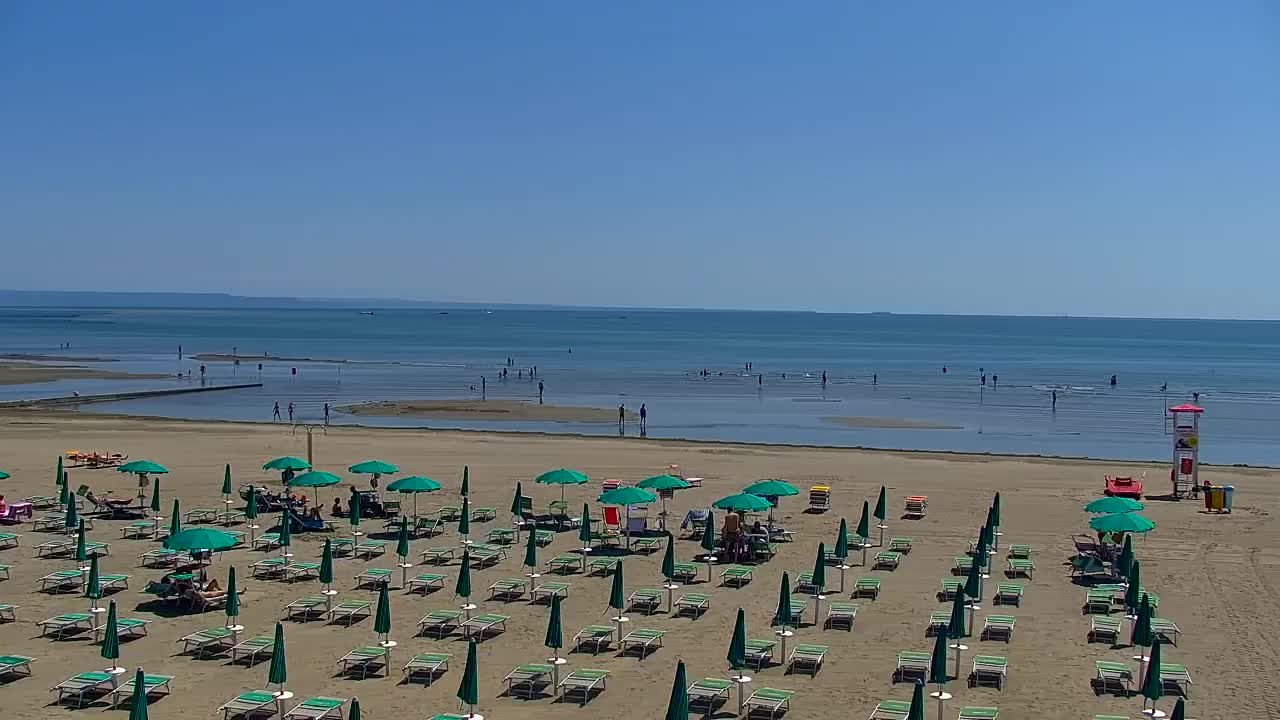 Grado Beach and Aquapark Views in Real Time