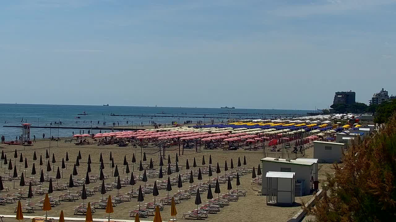 Grado Beach and Aquapark Views in Real Time